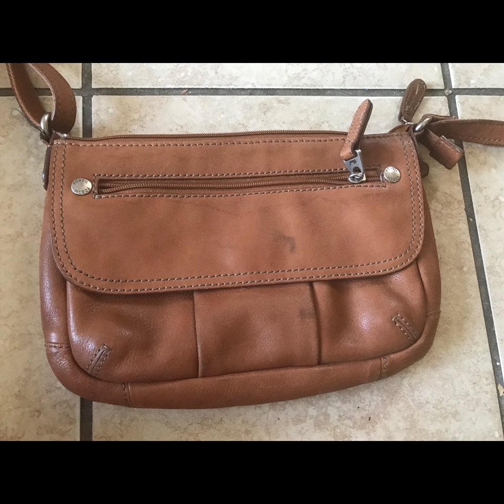 Fossil leather purse